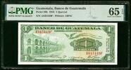 Guatemala Guatemala 1 Quetzal 1958 Pick-36b GEM UNC PMG 65 EPQ -
