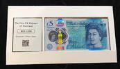 UK (Great Britain) England Polymer £5 Only 5000 Presentation Boxed Date Stamped Collector Item -