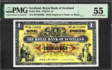 Pound Royal Bank of SCOTLAND One 2nd September 1963 Pick-324b About UNC PMG 55 -
