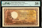 10 Pounds 1943 South Africa South Africa   Pick-87 About UNC PMG 58 EPQ South Africa   Pick-87 About UNC PMG 58 EPQ