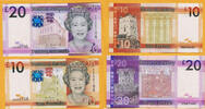 Jersey Jersey 10 & 20 Pounds 2010 ND Matching Low Serial 006106 UNC -