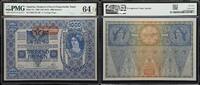 Austria  Austria 1000 Kronen 1902 (ND 1919) Pick-61 CH UNC PMG 64 EPQ  225.00 US$  +  14.99 US$ shipping