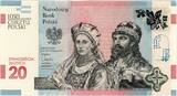 POLAND / POLEN 20 zlotych 2014 1050th Anniversary of the baptism of Poland UNC