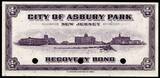USA 1 dollar 1937 Asbury Park Scrip, ser. H 0000, Specimen E.A. Wright B UNC