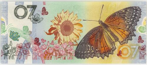 POLAND / POLEN Test Note PWPW Butterfly 07, Motyl