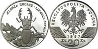 POLAND / POLEN 20 zlotych Jelonek Rogacz - Lucanus cervus -