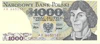 POLAND 1000 zlotych POLAND: 1000 zlotych 1975. Series AR. UNC -