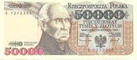 POLAND 50 000 zlotych POLAND: 50 000 zlotych 1993. Series S. UNC -