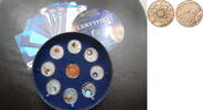 POLAND / POLEN SILVER MEDAL SILVER MEDAL POLAND Systema Solare, set 9 pcs silver coins 2009. Grade UNC. -