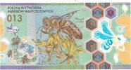 POLAND / POLEN test note POLIMER HONEY BEE. Test note Polish PWPW -