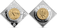 POLAND / POLEN 1 zlty 100th Anniversary of Putting the Złoty into Circulation -