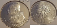 POLAND / POLEN 1000 zlotych Silver coins, -