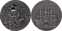 POLAND / POLEN 20 złotych Kolednicy. Coin with Zirconium. -