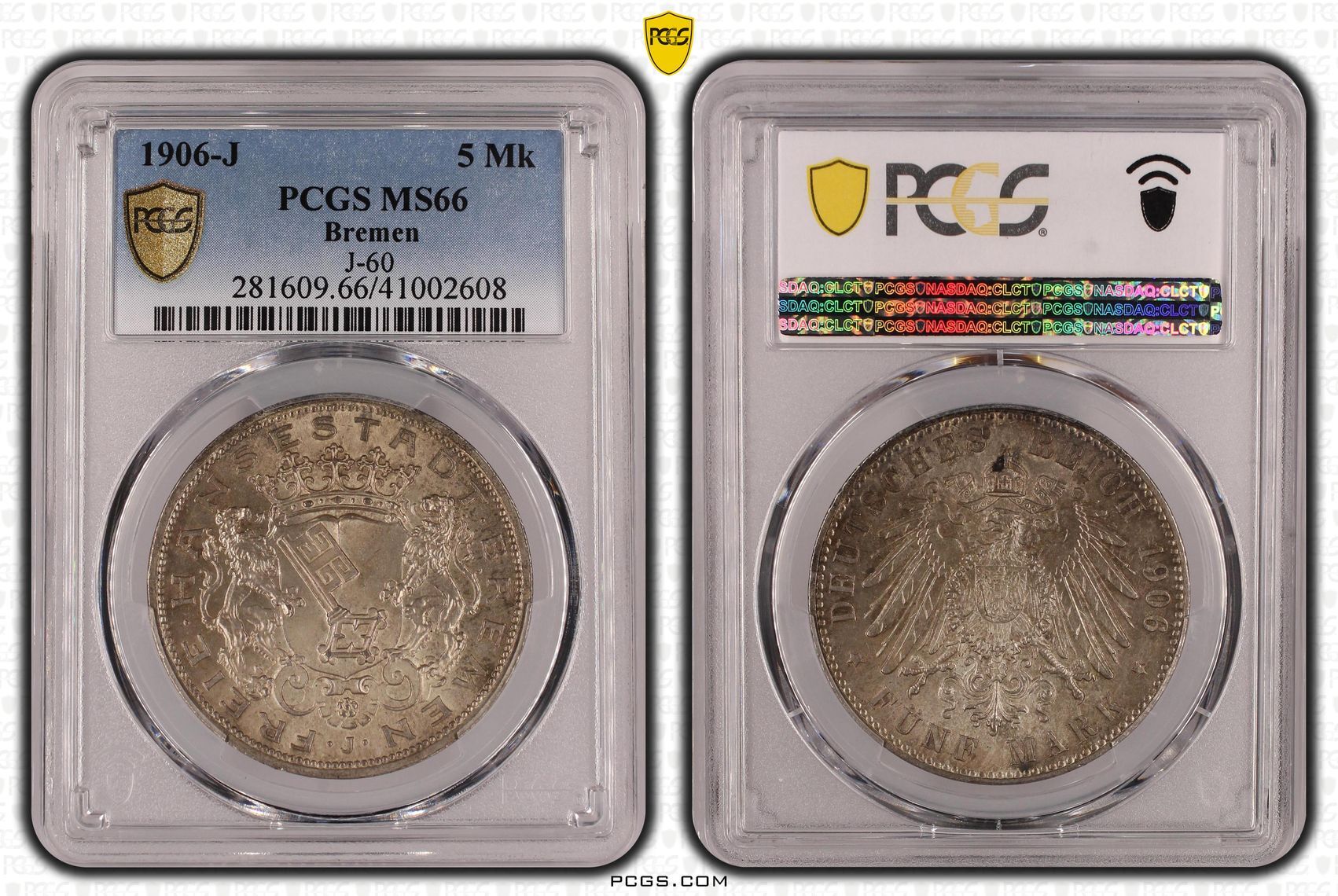 アンティークコイン 硬貨 1897-O 50c PCGS/CAC MS66 ex: D.L. Hansen
