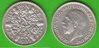 Großbritannien 6 Pence George V. 1910-1936, sehr hübsch -