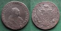 Russland Rubel Elisabeth I. 1741-1761, hübsch -