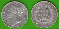 Britisch-Indien Rupie Victoria 1837-1901, hübsch -
