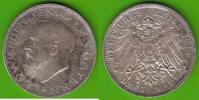 Bayern 3 Mark Ludwig III. 1913-1918, sehr hübsch -