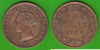 Kanada 1 Cent Victoria 1837-1901, hübsch -