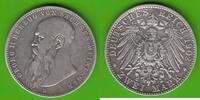Sachsen-Meiningen 2 Mark Georg II. 1866-1914, kürzerer Bart -