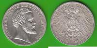 Reuss älterer Linie 2 Mark Heinrich XXII. 1859-1902, hübsch, selten -
