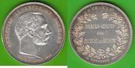 Dänemark 2 Kroner Christian IX. 1863-1906, Regierungsjubiläum, sehr hübsch -