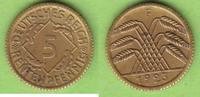 Weimarer Republik 5 Rentenpfennig seltener Jahrgang, hübsch -