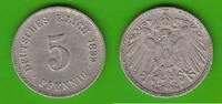 Kaiserreich 5 Pfennig besserer Jahrgang, hübsch -
