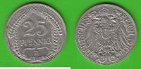 Kaiserreich 25 Pfennig hübsch -