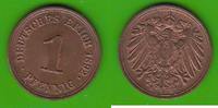 Kaiserreich 1 Pfennig Prachtstück, selten in dieser Qualität -