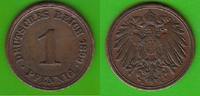 Kaiserreich 1 Pfennig bessere Ausgabe, hübsch -