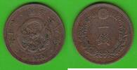 Japan 1 Sen Mutsuhito 1867-1912, Variante mit V-förmigen Schuppen -