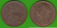 Großbritannien Penny Victoria 1837-1901, toll erhalten -