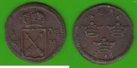 Schweden 1 Öre Adolf Fredrik 1751-1771, hübsch, selten -