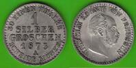 Preußen 1 Silbergroschen Wilhelm I. 1861-1888, der letzte Jahrgang, sehr hübsch -