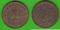 Kaiserreich 1 Pfennig sehr hübsch -