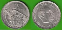 Spanien 25 Pesetas toll erhalten, sehr selten in dieser Qualität -