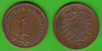 Kaiserreich 1 Pfennig hübsch -