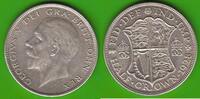 Großbritannien Half Crown George V. 1910-1936, sehr hübsch -