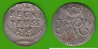 Brandenburg-Preußen Schilling Friedrich Wilhelm I. 1713-1740, Königsberg, sehr hübsch, sehr selten -