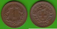 Schweiz 1 Rappen Prachtexemplar -