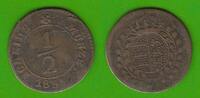 Württemberg 1/2 Kreuzer Wilhelm I. 1816-1864 -