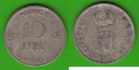 Norwegen 10 Öre Haakon VII. 1905-1957, seltener Jahrgang -
