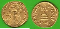 Byzanz Solidus GOLD, Constans II. 641 - 668, toll erhalten -
