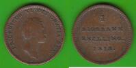Dänemark 1 Rigsbankskilling Frederik VI. 1808-1839 -