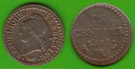 Frankreich 1 Centime besserer Jahrgang -