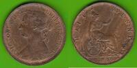 Großbritannien Half Penny Victoria 1837-1901, hübsch -