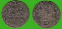Sachsen-Hildburghausen 1/48 Taler 1770 zu 2 1/2 Kreuzer Ernst Friedrich Karl 1745-1780, CONV MUNZ statt LAND MUNZ, extrem selten -
