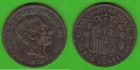 Spanien 5 Centimos Alfonso XII. 1874–1885 -