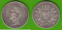 Frankreich 5 Francs Charles X 1824-1830, Marseille -